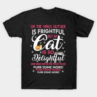 Merry Catmas. Cats Christmas Gift. T-Shirt